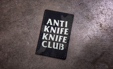 Anti Knife Knife Club Laser Cut Patch