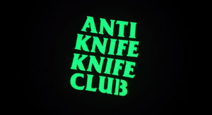 Anti Knife Knife Club Laser Cut Patch